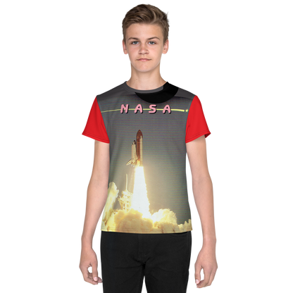 Kennedy Space Center Shuttle Lift-off Spaceport Florida USA Youth's All-Over T-Shirt