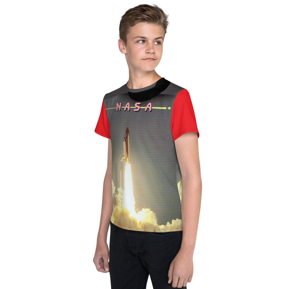 Kennedy Space Center Shuttle Lift-off Spaceport Florida USA Youth's All-Over T-Shirt